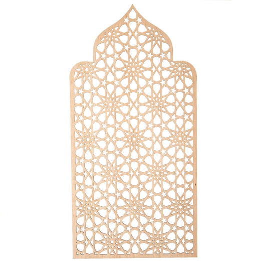 Versatility and Elegance: Wooden Lattice Meknesi Design - 60 x 30 cm