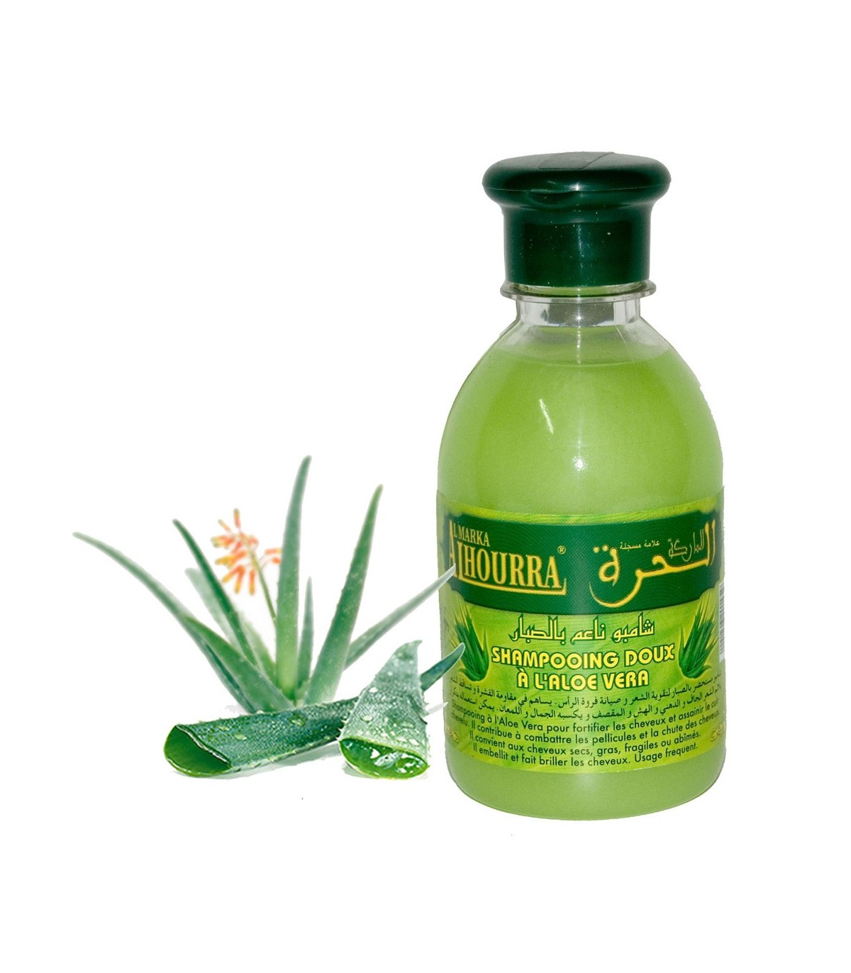 Shampoing Naturel Doux à l'Aloe Vera - 250 ml - Force et Santé des Cheveux - Al Hourra