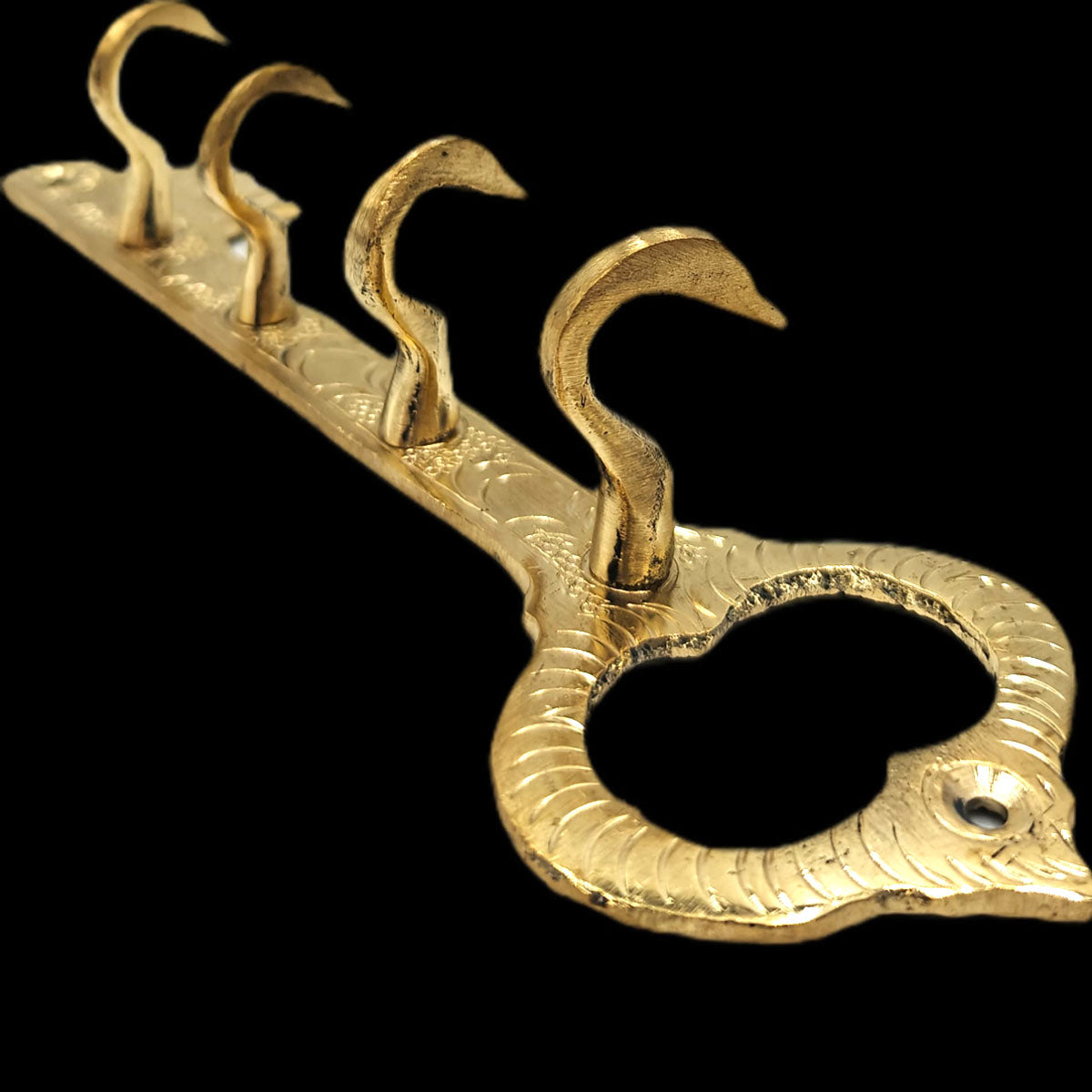 Antique Style Gold Coat Rack - Elegance and Functionality for your Home