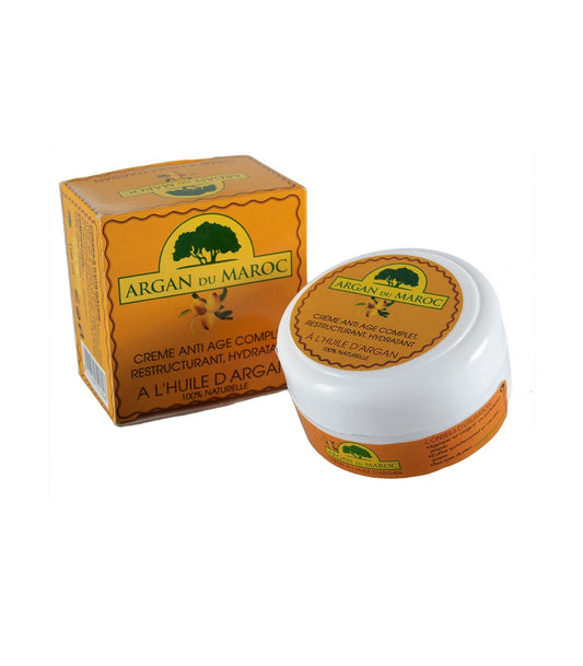 Crema Facial de Aceite de Argán Marroquí - Anti-Edad e Hidratante - 100 ml