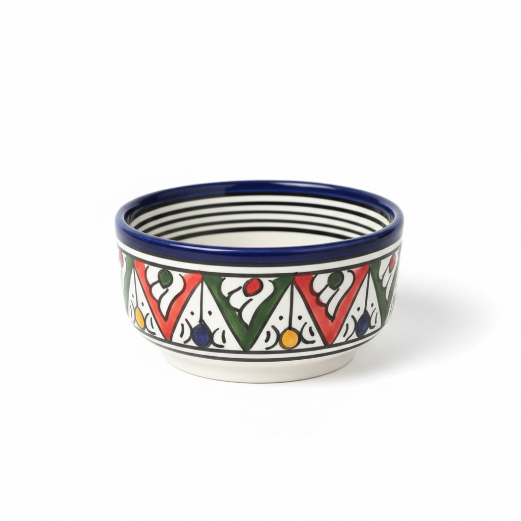 Cuenco Fez sobre fondo blanco profesional