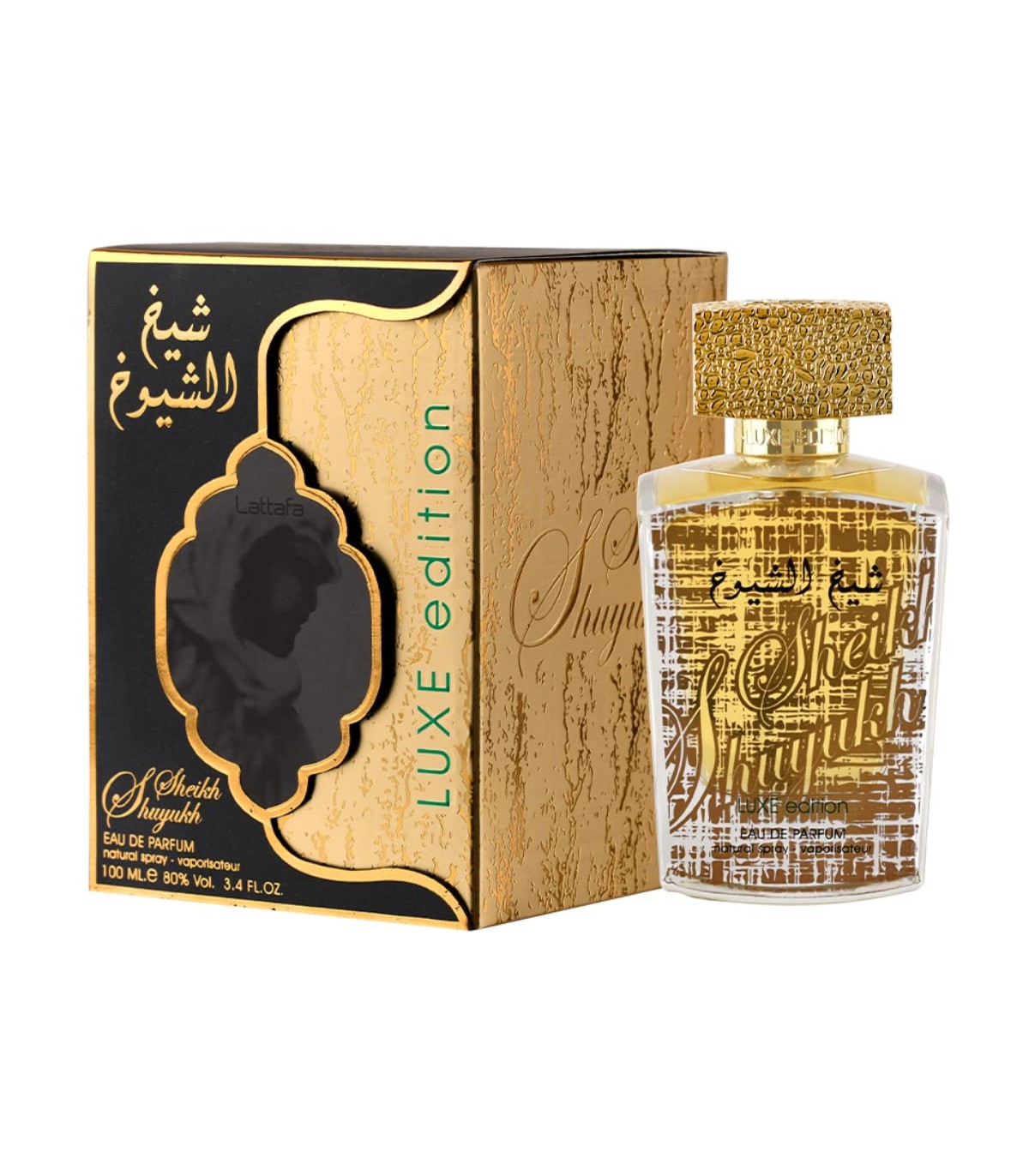 Lattafa Sheikh Al Shuyukh Luxe Edition : Arabian Fragrance Eau de Parfum Unisexe - 100 ml