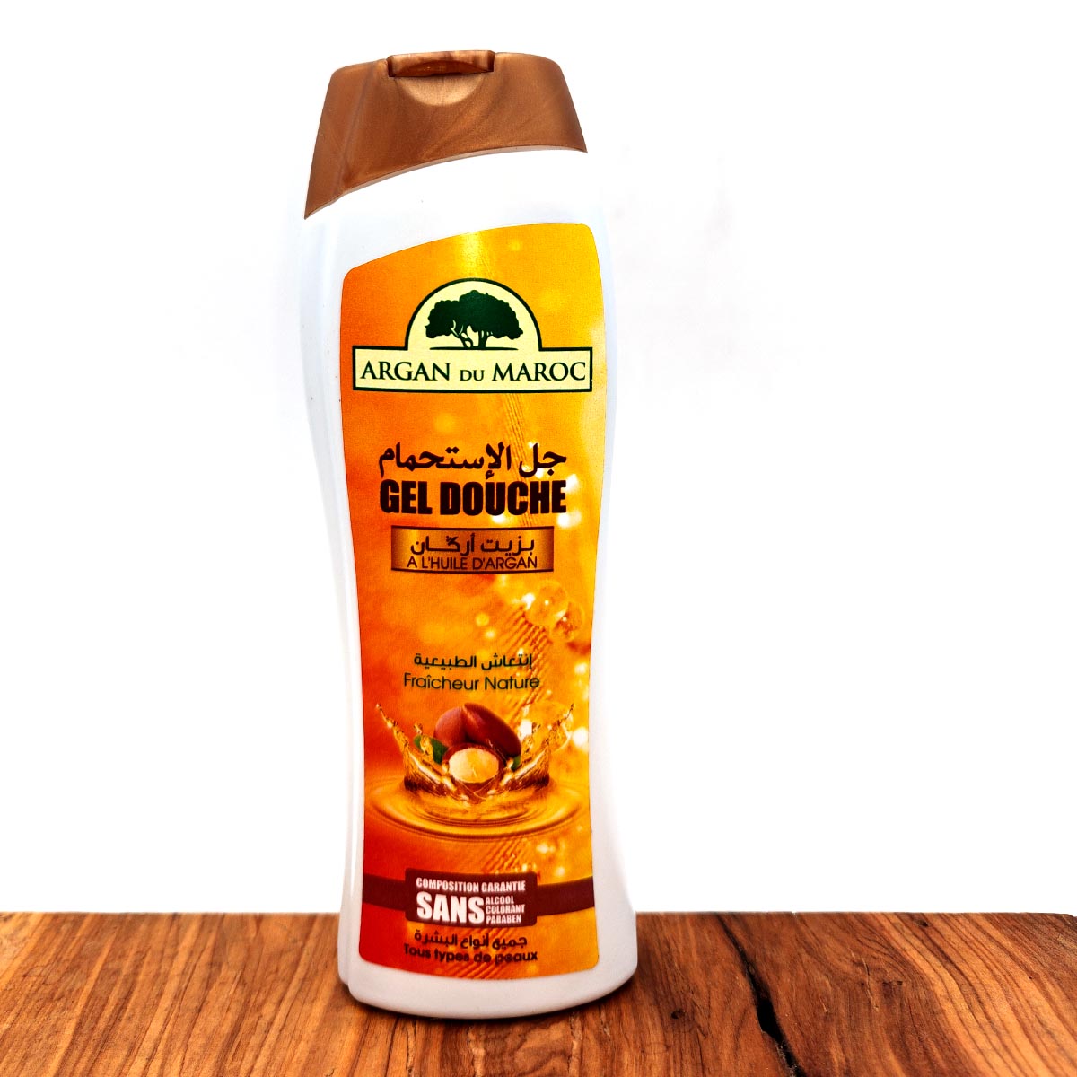 Gel de Ducha con Aceite de Argán de Marruecos - Purificación Profunda y Protección para Todo Tipo de Pieles (200ml) - Argan du Maroc