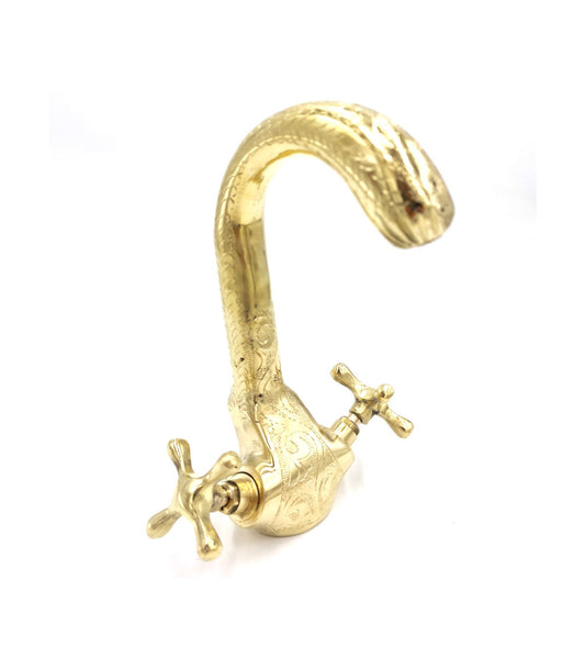 Moroccan Basin Faucet in Gold Brass - Marrakech Model