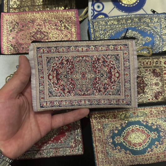 Pack 12 Monederos Turcos con Ojo Turco - Diseños Orientales Surtidos