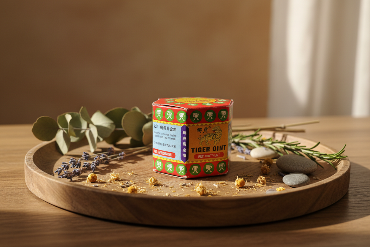 Bálsamo oriental rojo lifestyle spa con hierbas y piedras zen bienestar