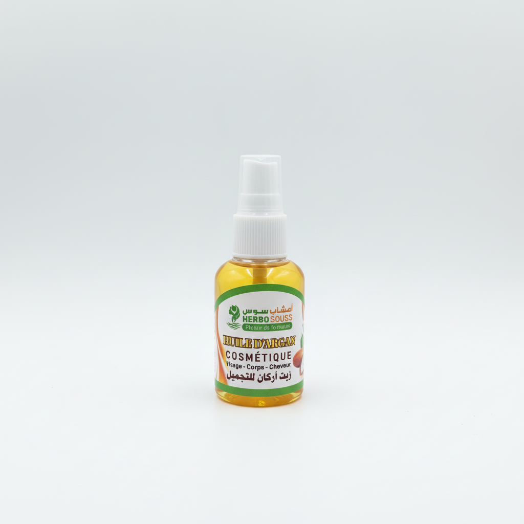 Aceite argán BIO Marruecos ingredientes naturales etiqueta