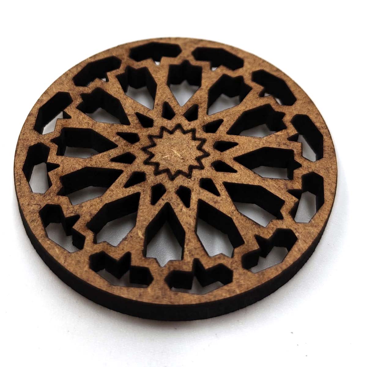 Fridge Magnet - Geometric Design Inspired by the Alhambra - Handmade Souvenir 