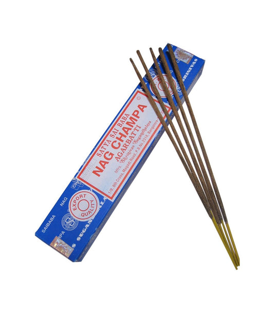 Nag Champa Satya Sai Baba Incense - High Quality Aromatic Sticks - Exquisite and Intoxicating Fragrance 