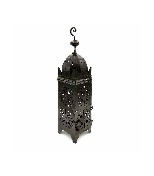 Farol Marroquí de Hierro para Velas y Iluminación Exterior - Artesanía Marruecos