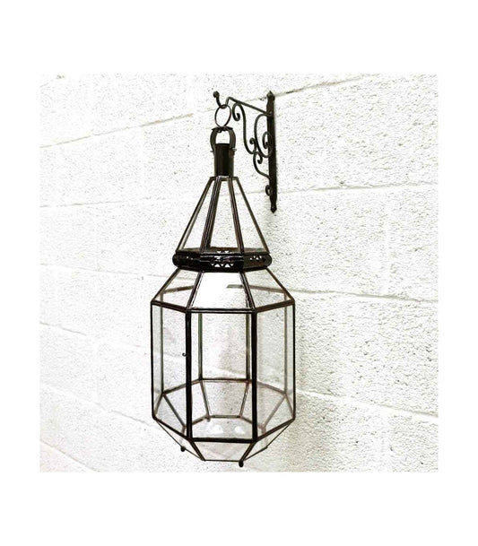 Moroccan Andalusian Style Lamp - Transparent Glass - Buy Online - Fez el-Bali Model