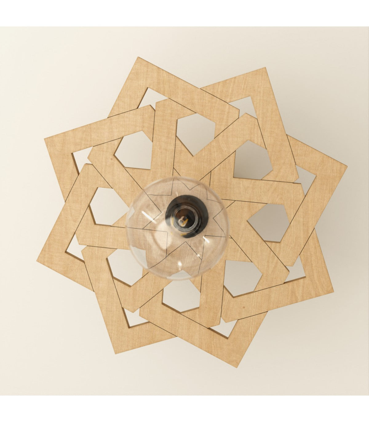 Jadila Model Ceiling Lamp: Handmade Andalusian Elegance