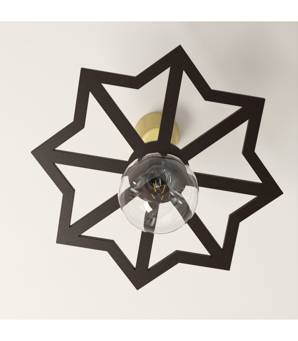 Qamarun Model Ceiling Lamp: Handmade Andalusian Elegance