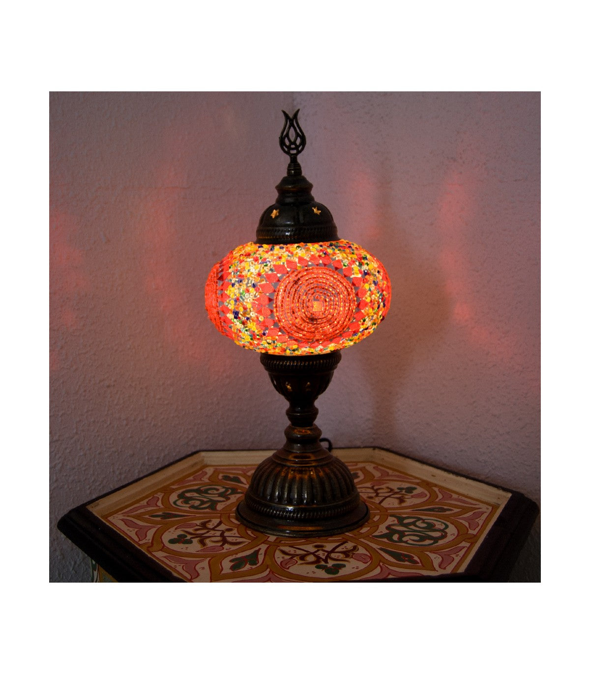 Turkish Table Lamp Model Turkish Alwan Nº3 - Buy Online with LED Bulb 