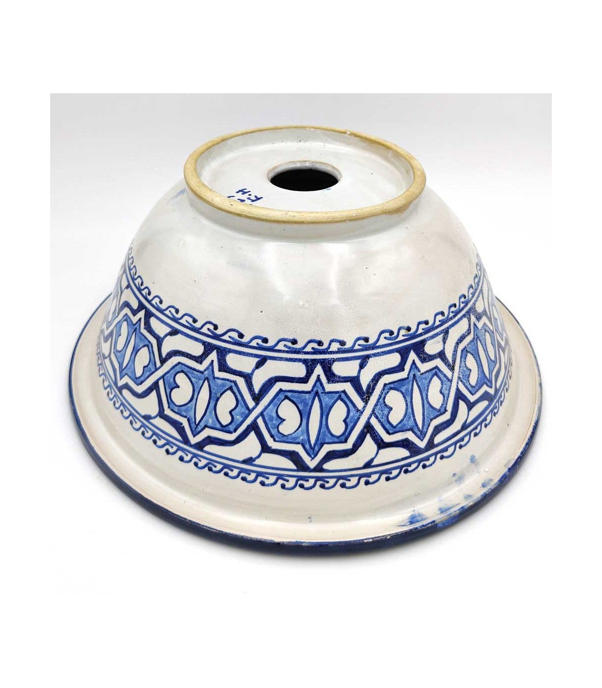 Arabic Handmade Ceramic Washbasin - Honeysuckle Model - Moroccan Andalusian Decoration