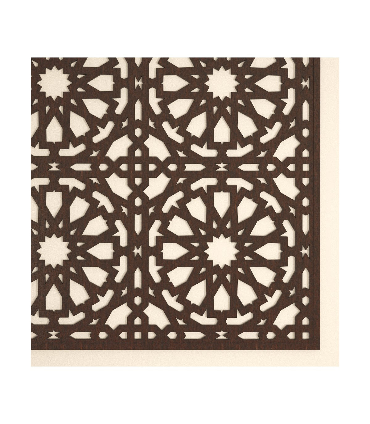 Alhambra Inspired Arabic Lattice Frame - 100 cm x 100 cm: Andalusian Elegance for your Space