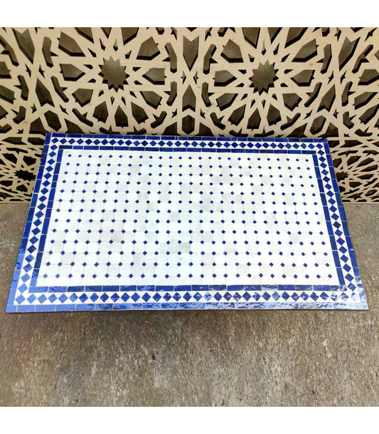 Mosaic Table Terrace or Garden 100cm x 60cm Moroccan Art with Andalusian Inspiration