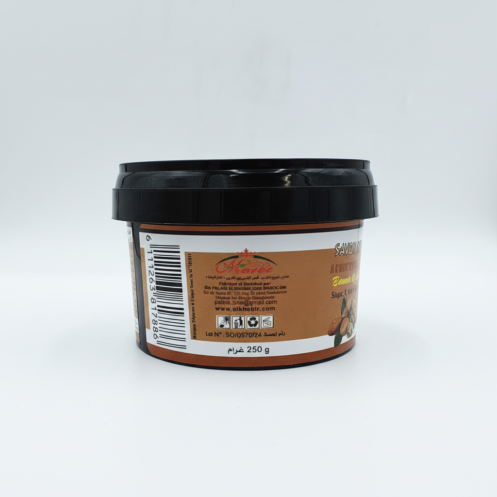 Savon Noir Argán lateral