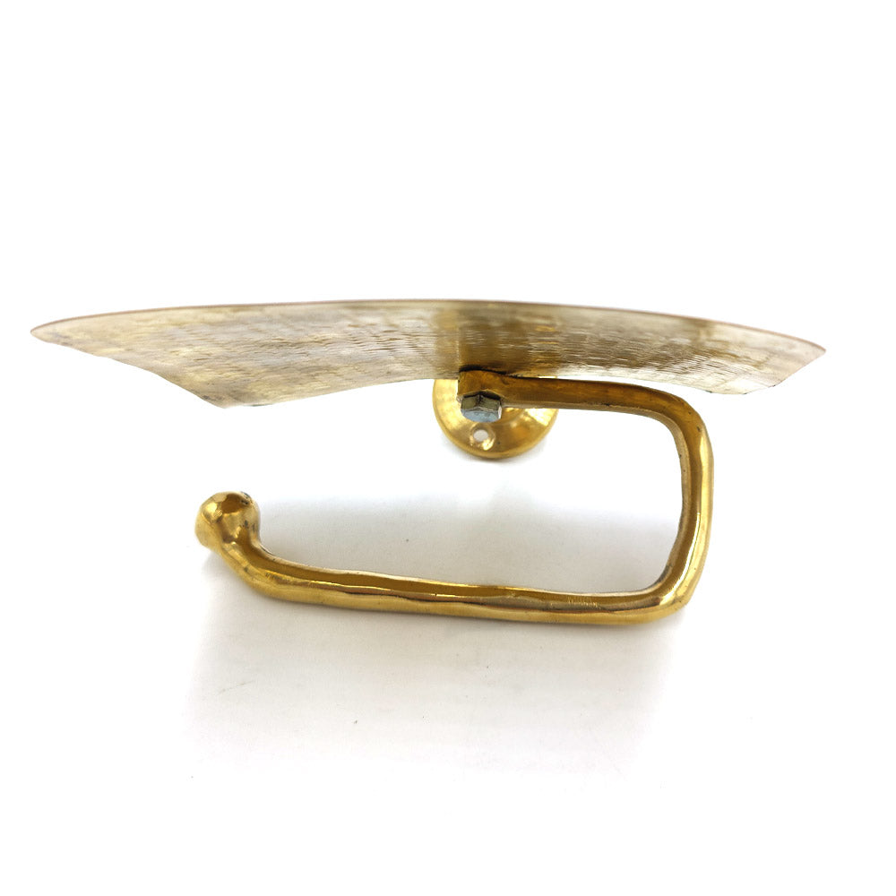 Brass toilet roll holder: Moroccan crafts in Andalusian style for your bathroom