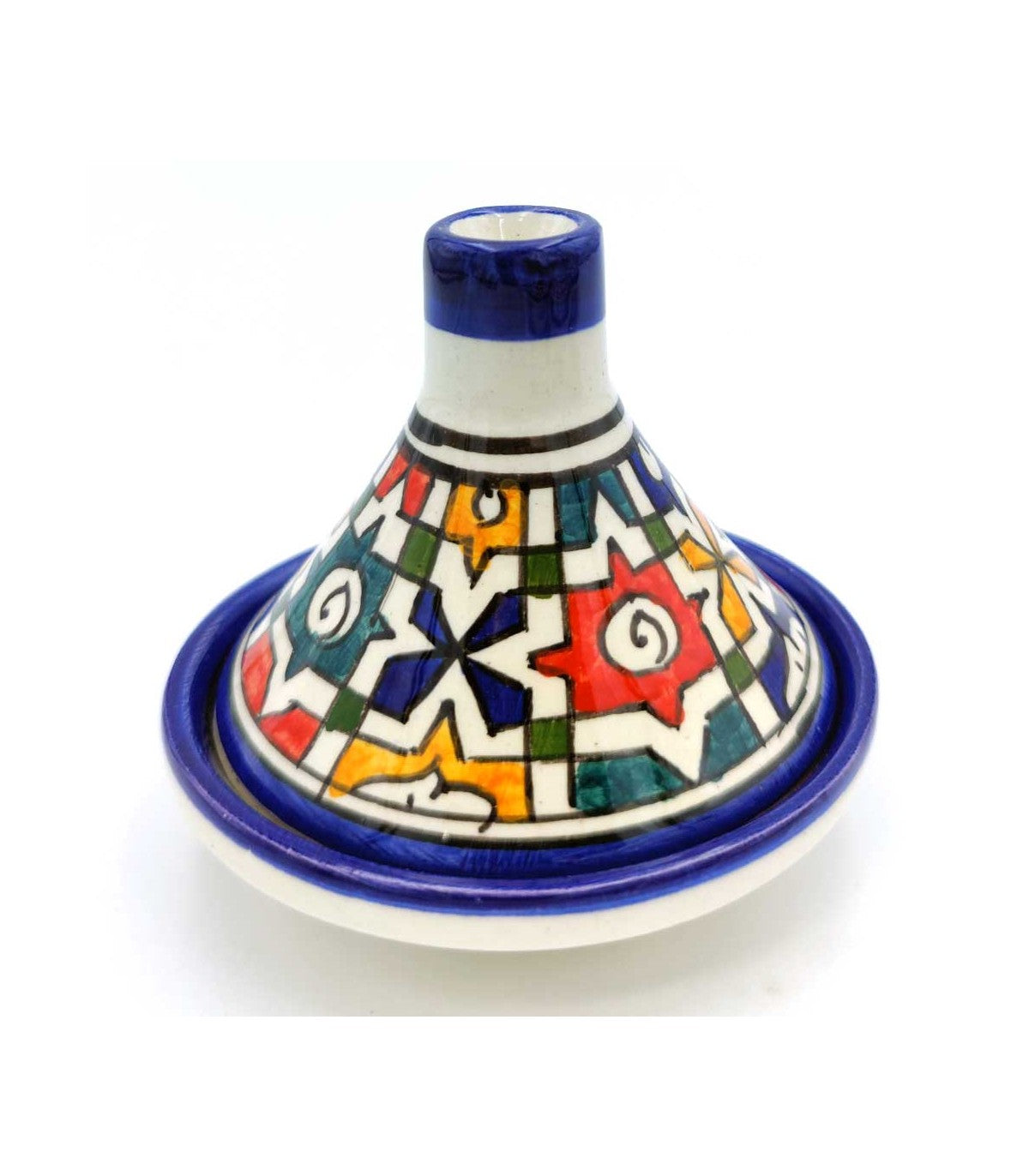 Moroccan Tajin Fez Fes Multicolor - Crafts from Fes - Presentation and Spice Rack