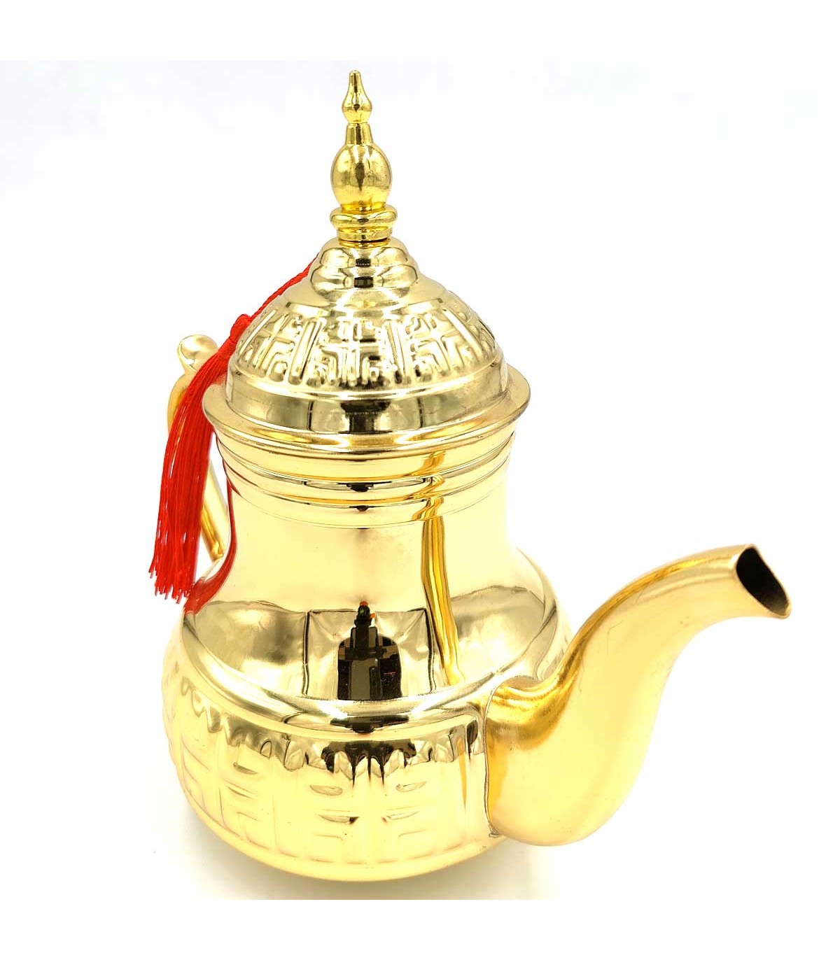 Golden Stainless Steel Teapot for Moorish Tea for Your Moments of Calm and Flavor