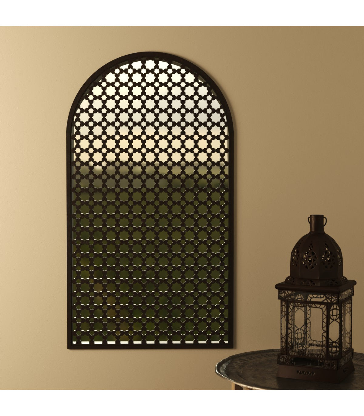 Ventana Árabe de Celosía Modelo Naafila 60 x 34 cm Elegancia y Estilo Árabe