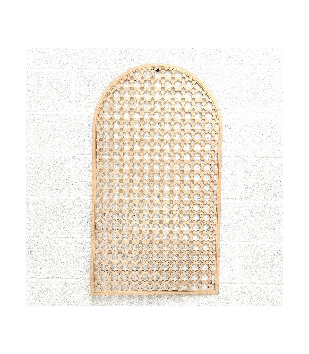 Ventana decorativa - celosía árabe - modelo najma nafila - 112 x 63 cm x 5 mm